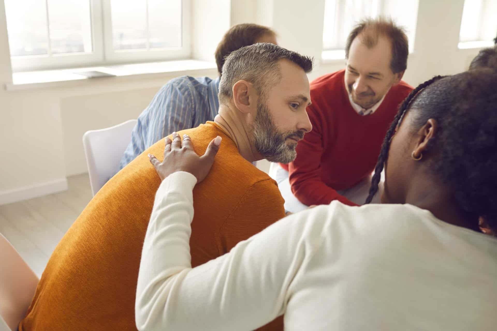 Group therapy during rehab in Hendersonville