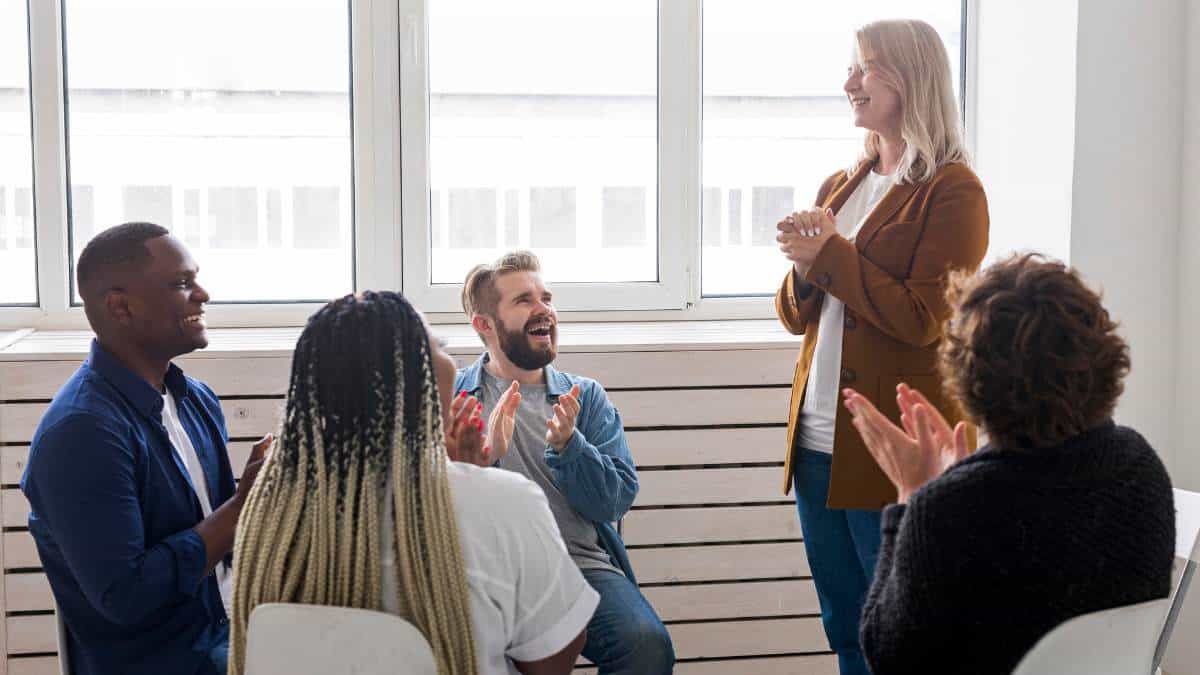 Supportive group therapy during rehab in Murfreesboro, TN.