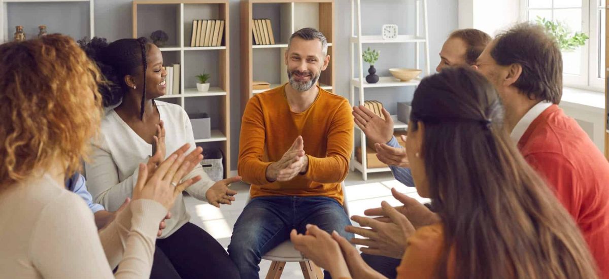 support group applauds peer during rehab near Cookeville