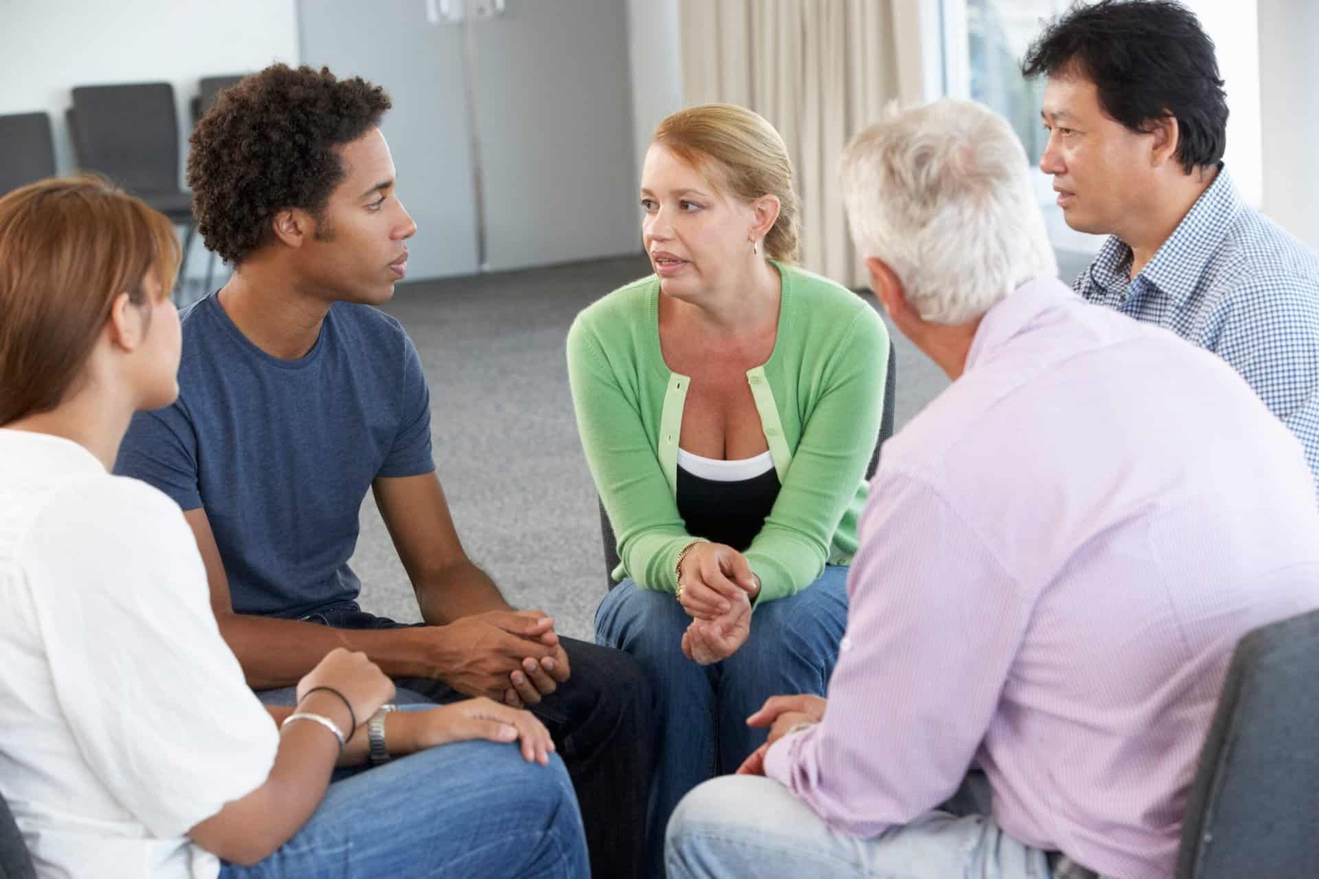 peer support group during Cleveland TN addiction rehab