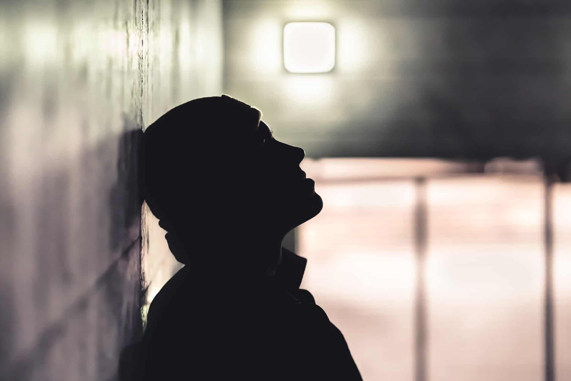 man struggling with a drug addiction
