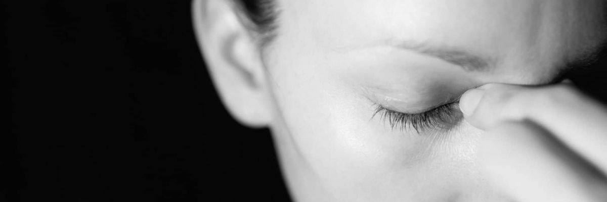 woman struggles with substance abuse