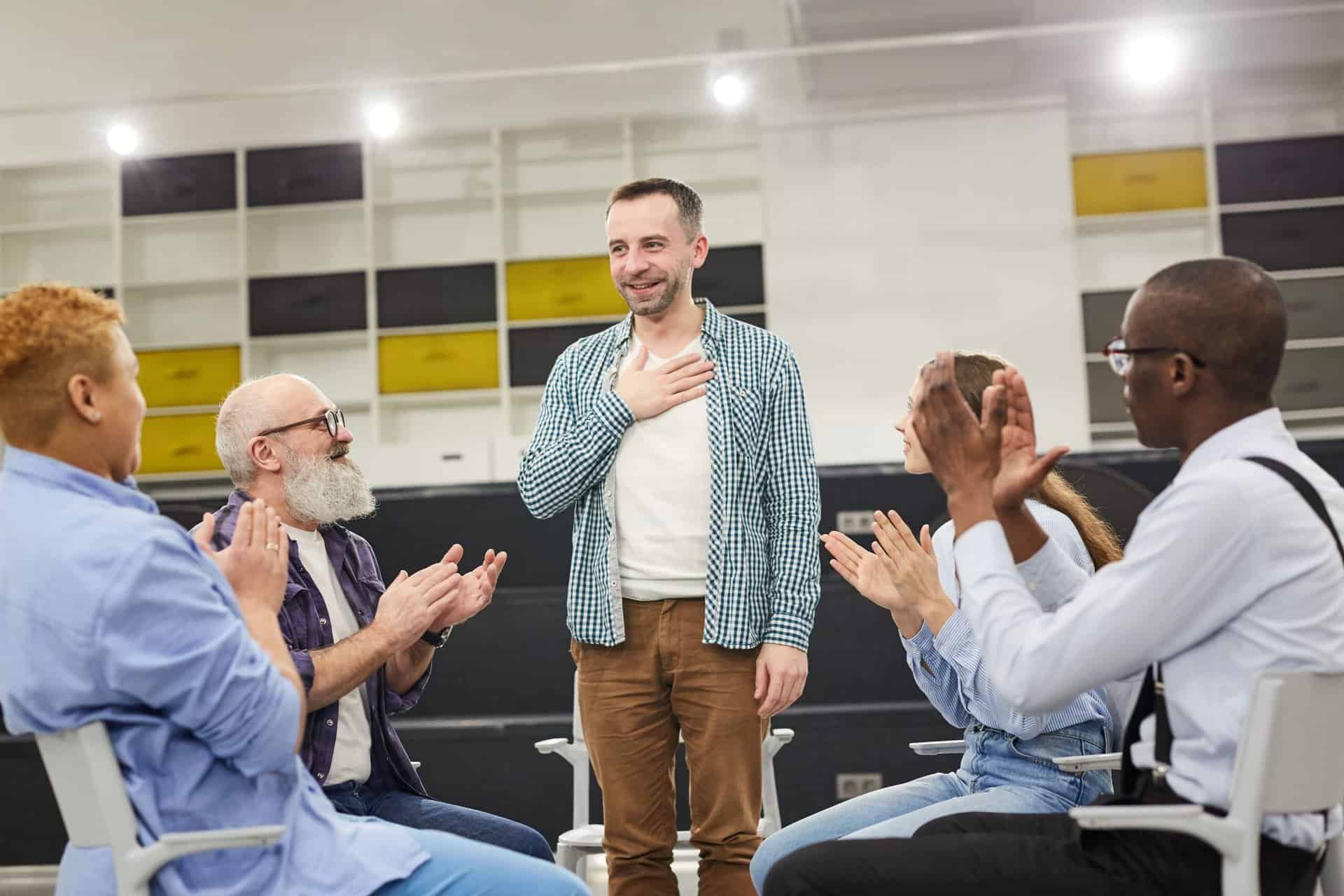 peer support group during Nashville detox