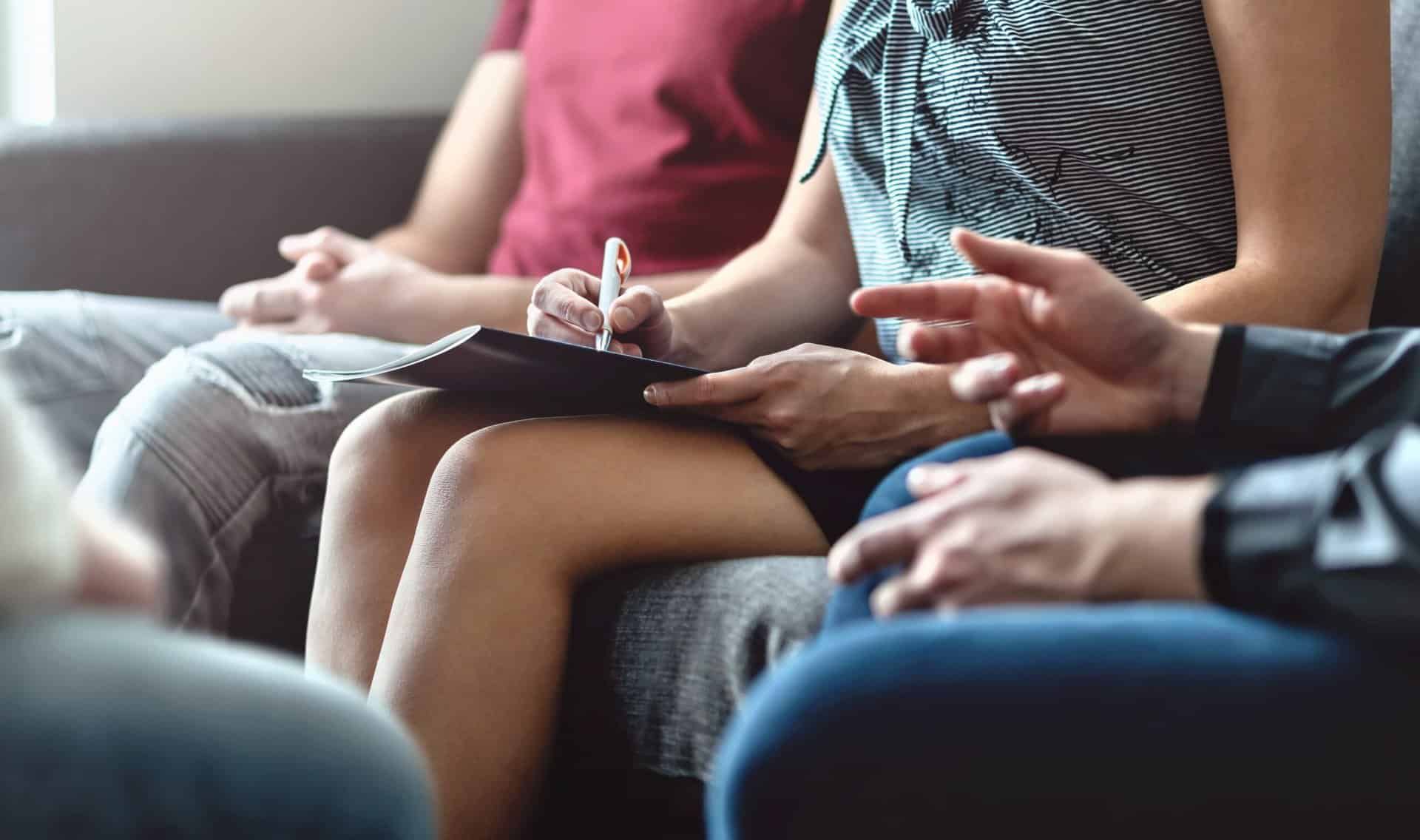 Group therapy during Oak Ridge rehab