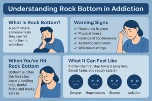 What does hitting rock bottom feel like?
